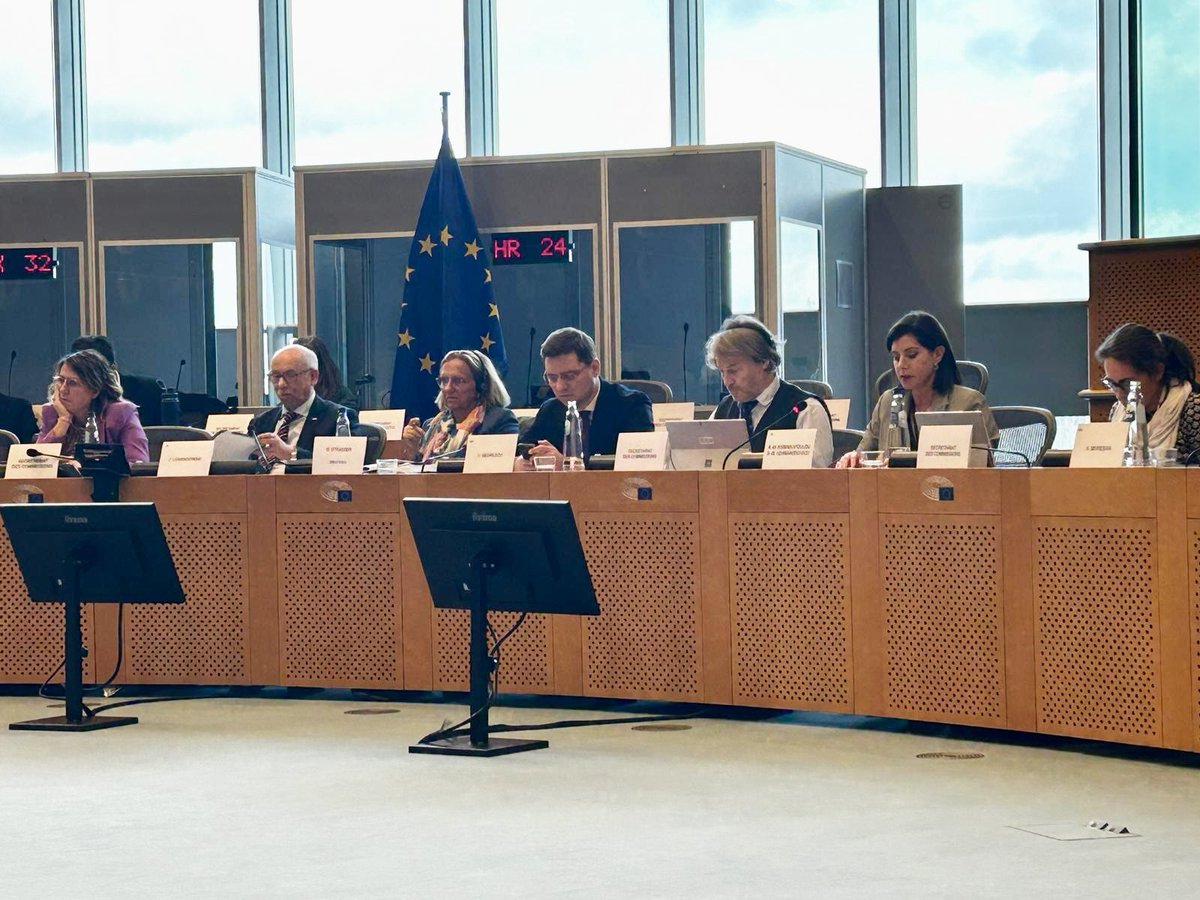 Presenting the @Europarl_EN position on the EU Budget for 2025 to @EU_Commission & @EUCouncil. This is the first in a series of meetings that will guide our priorities for next year. I am fighting to ensure that we can properly fund our migration policy & natural disaster