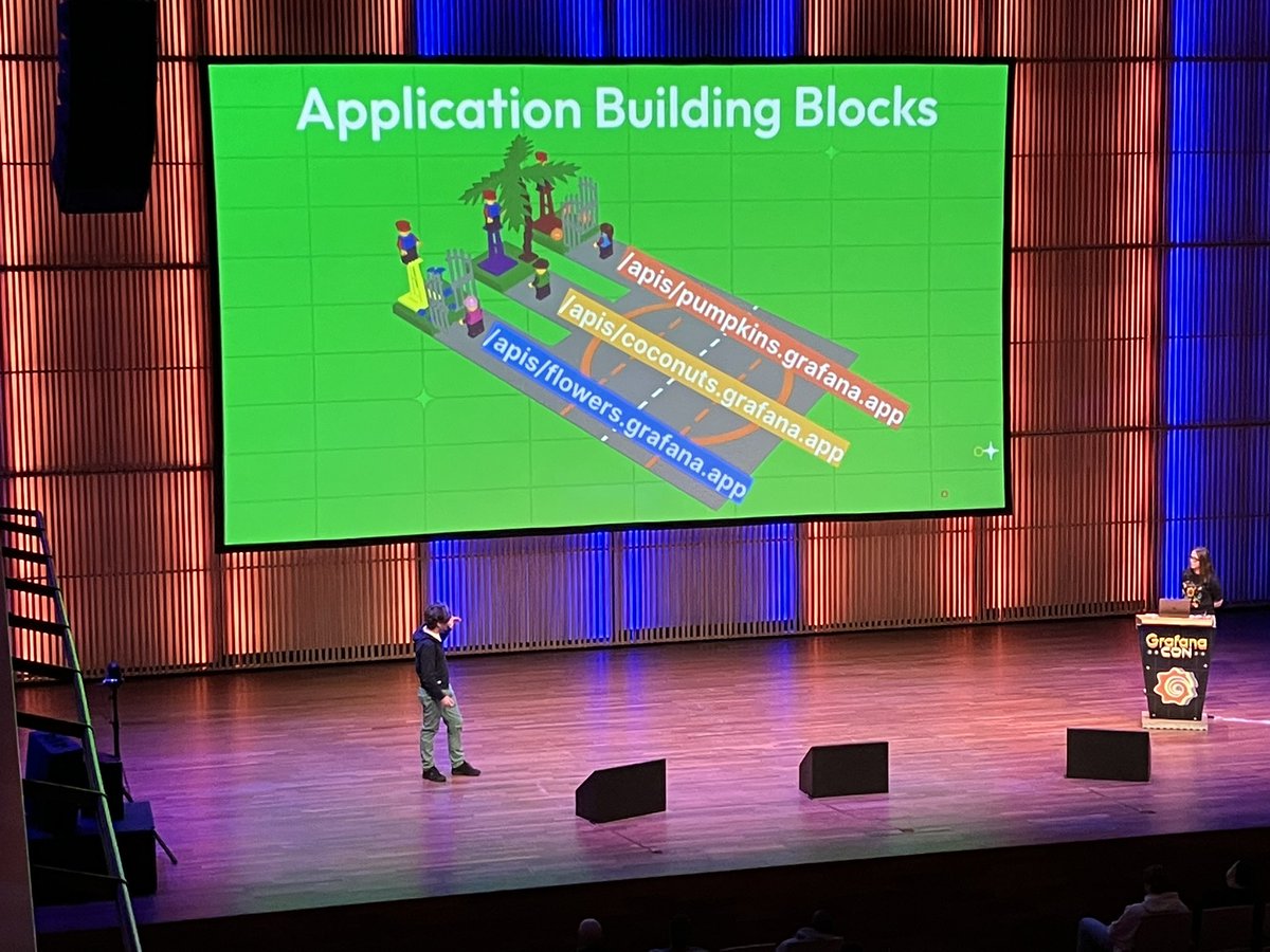 bcamerongain's tweet image. @grafana ´s  new App Platform: plug-ins on steroids? Grafana Labs’ Stephanie Hingtgen and Ryan McKinley’s talk « A user&apos;s guide to the open source Grafana App Platform » at #GrafanaCon 2024.