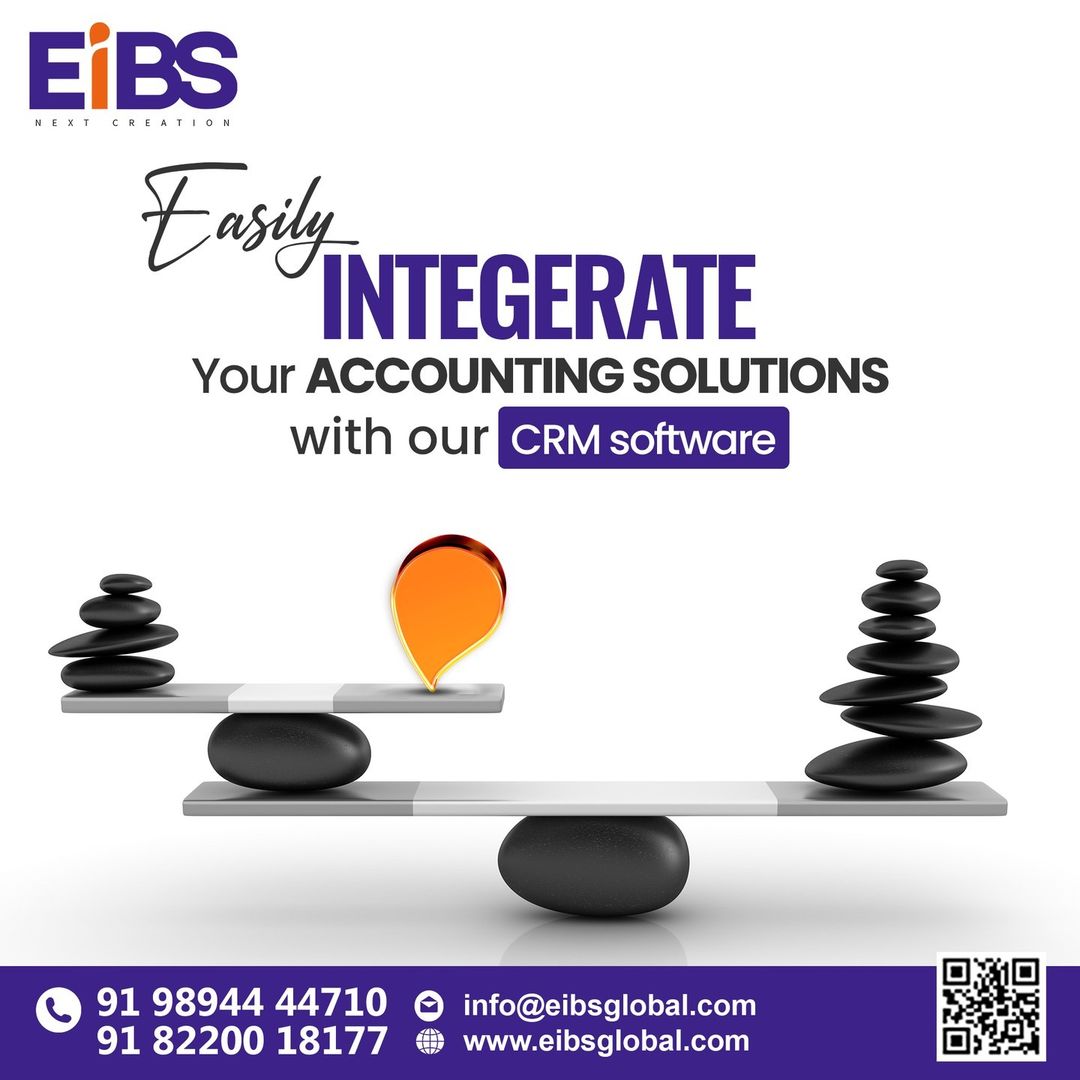 Easily integrate your accounting solutions🤩

📞 Call us now: 9894444710, 9790464324

#EiBS #eibsglobal #digitalpartner #DigitalSolutions #businesspartner #customerrelationshipmanagement #leadmanagement #customerrelationships #onlinebusiness #startupgrowth