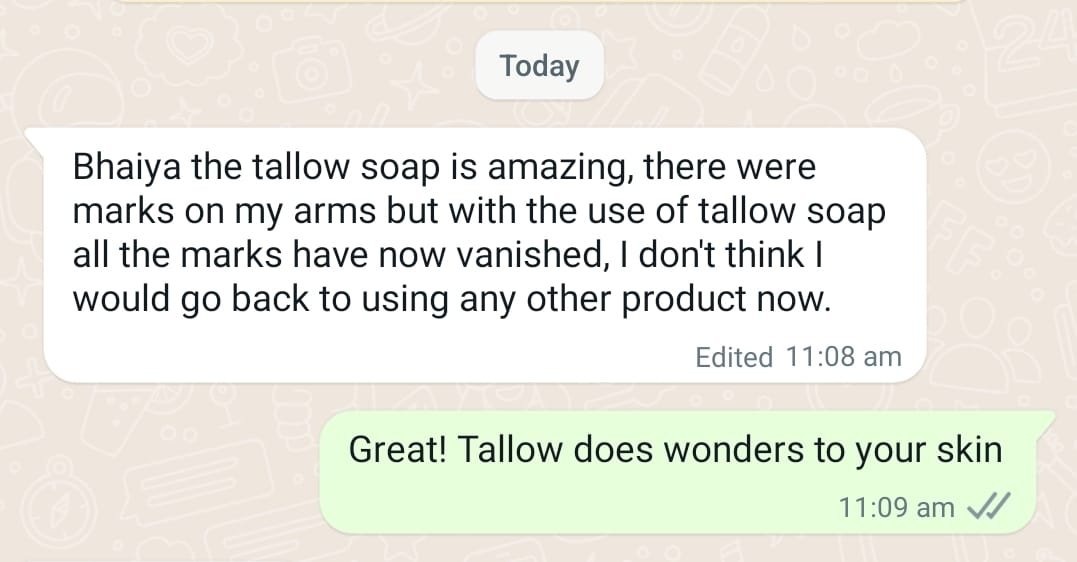 tallowdotin's tweet photo. Messages like these #tallowmagic https://t.co/YtZBnNfgdW