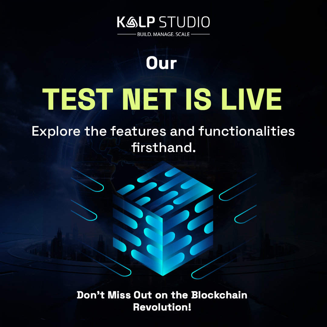 #dapps #developers you should most definitely 👀 @kalpstudio 
 Build. Manage. Scale.
with our low code platform powered on @Kalp_dlt

Test Net is live and Main Net coming soon!

#dapps #KalpStudio #developers #blockchaindevelopers #smartcontracts #web3 #gini #tokens