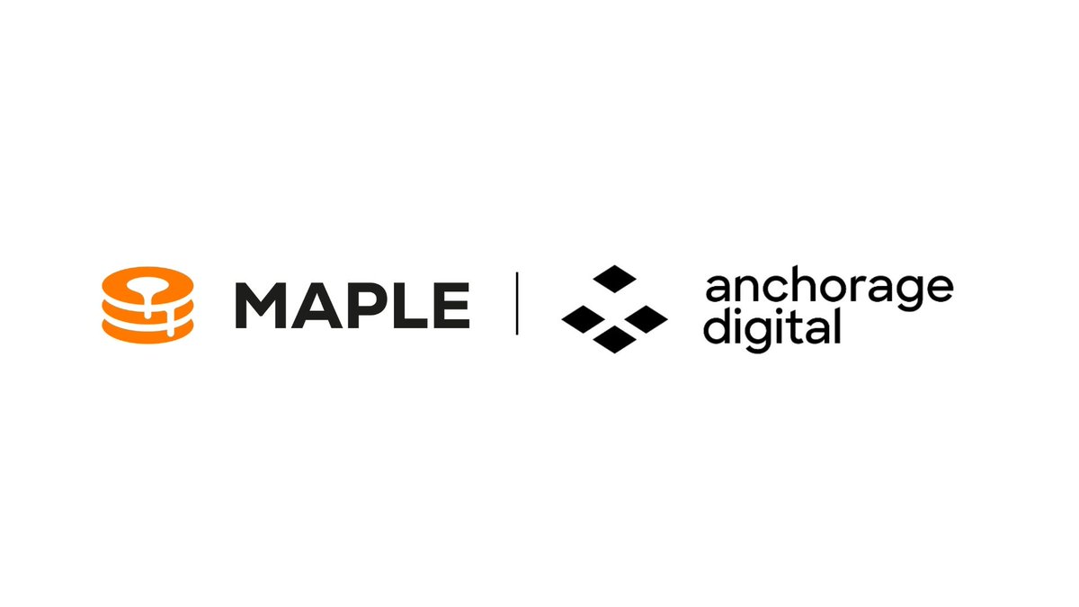 Maple Finance is excited to select @Anchorage Digital as a custodian for lending arrangements. Collateral pledged to Maple Finance will have a secure home at Anchorage Digital Bank, an unequivocal qualified custodian, giving peace of mind to institutional lenders and borrowers.