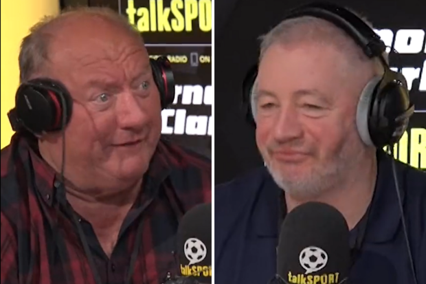 There you have it! @talkSPORT is now #RadioBavaria. This chubby pair has been on @FCBayernEN 's corner for all 3 hours. And Ally McCoist is a disgrace.