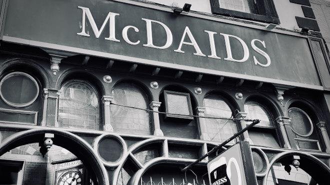 McDaid's of Dublin: Chasing the Drunken Muse In our April blog Terry Clavin explores the heyday of McDaid’s, one of Dublin’s most (in)famous literary pubs, where conversation was loud & disputatious, & banter teetered on the edge of acrimony & fisticuffs. dib.ie/blog/mcdaids-d…