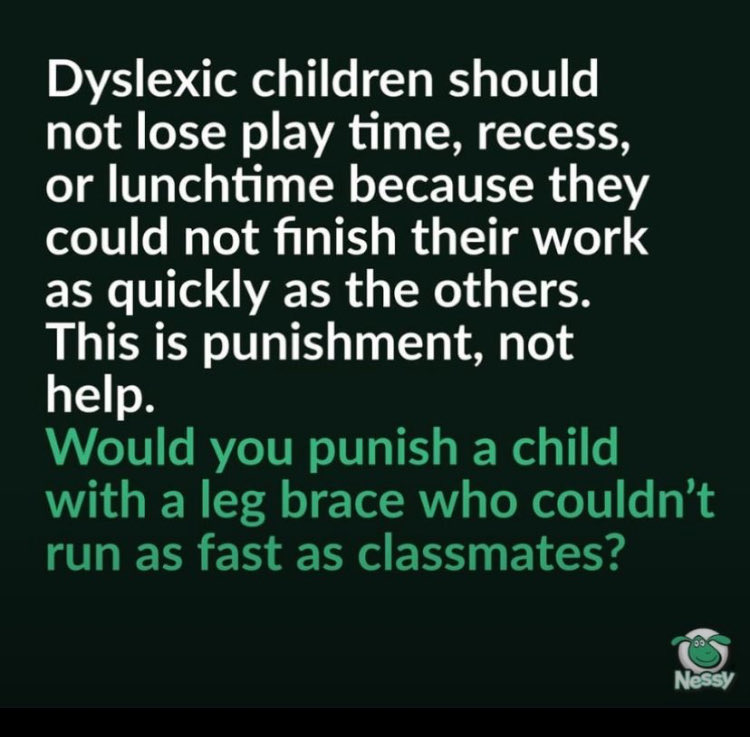 Please read 🙏 Think and reflect 🤔 Are we doing enough to support dyslexic people in modern society..? I think we can do better and make Scotland a dyslexic friendly nation 🙏 Hope you can help us along this journey Thank @NessyLearning