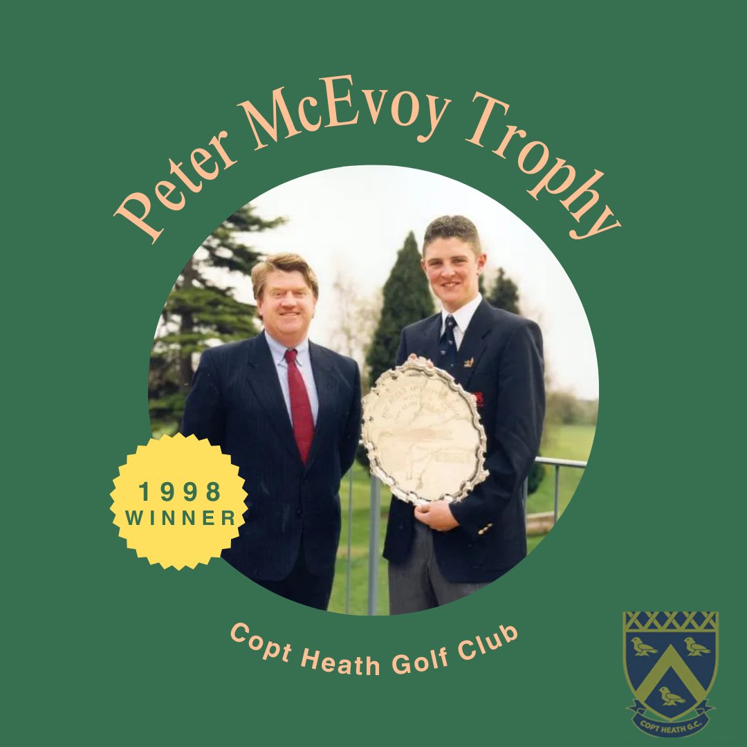 Goodluck to all those playing the prestigious McEvoy Trophy this week at Copt Heath Golf Club. A tournament won by our very own Justin Rose back in 1998. #JuniorGolf #JustinRose #Telegraph
