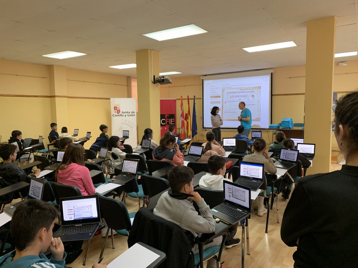 CFIEdeSoria's tweet photo. Comenzamos la IV Olimpiada Matemática en @CFIEdeSoria con alumnos de primaria ¡Mucha suerte! #Olimpiadamatesoria @socylmesoria @educacyl @CeipDiegoLainez @cfuentedelrey @CeipDiego @CEIPINFANTESDEL @ceipPedrizas @los12linajes @ceipnumancia @ceipdeagreda @CraPinarGrande https://t.co/5UYKvq9UUH