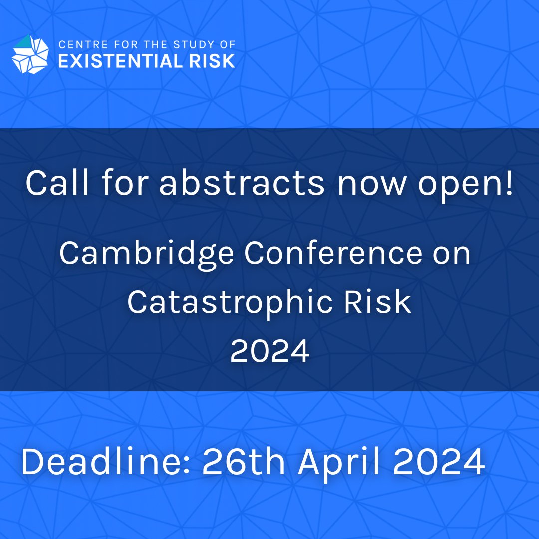 Thank you to everyone who has submitted abstracts for our Conference so far! It's still not too late to submit, the deadline is open until 26th April Find out more below⬇️ cser.ac.uk/events/cccr-20… #CallForAbstracts #CCCR24