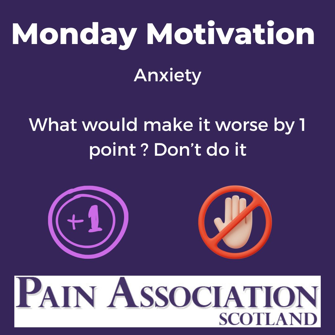 What would make your anxiety one point worse? #MondayMotivation #Selfmanagement #Chronicpain #Anxiety #Fibromyalgia #endometriosis @SoniaCottom