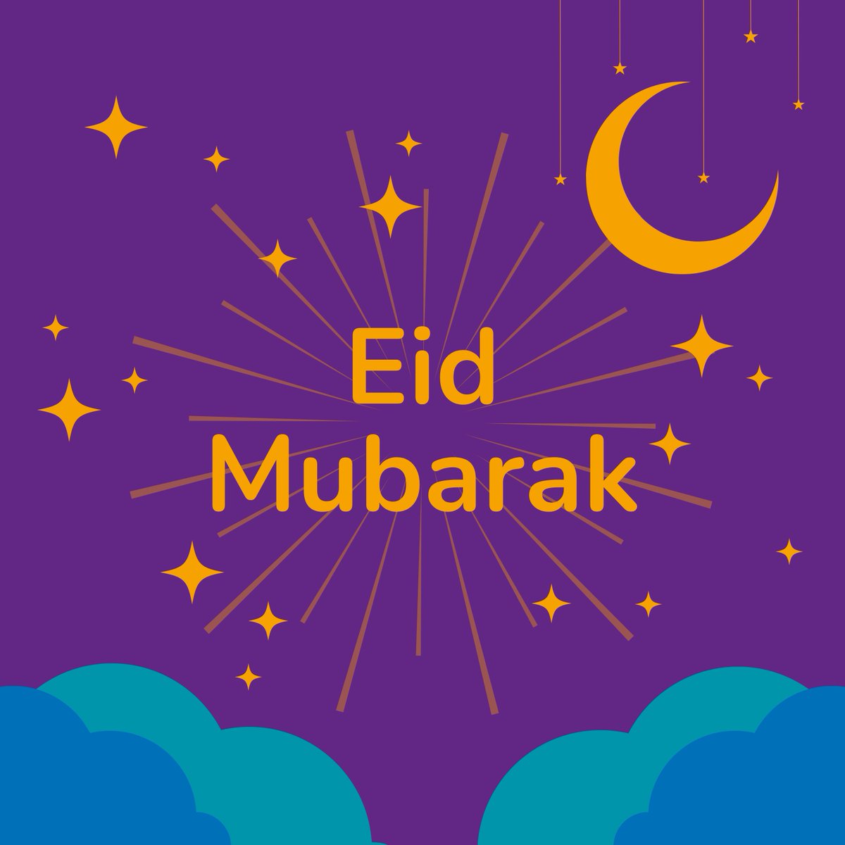 Eid Mubarak to all our supporters and followers who are celebrating ✨