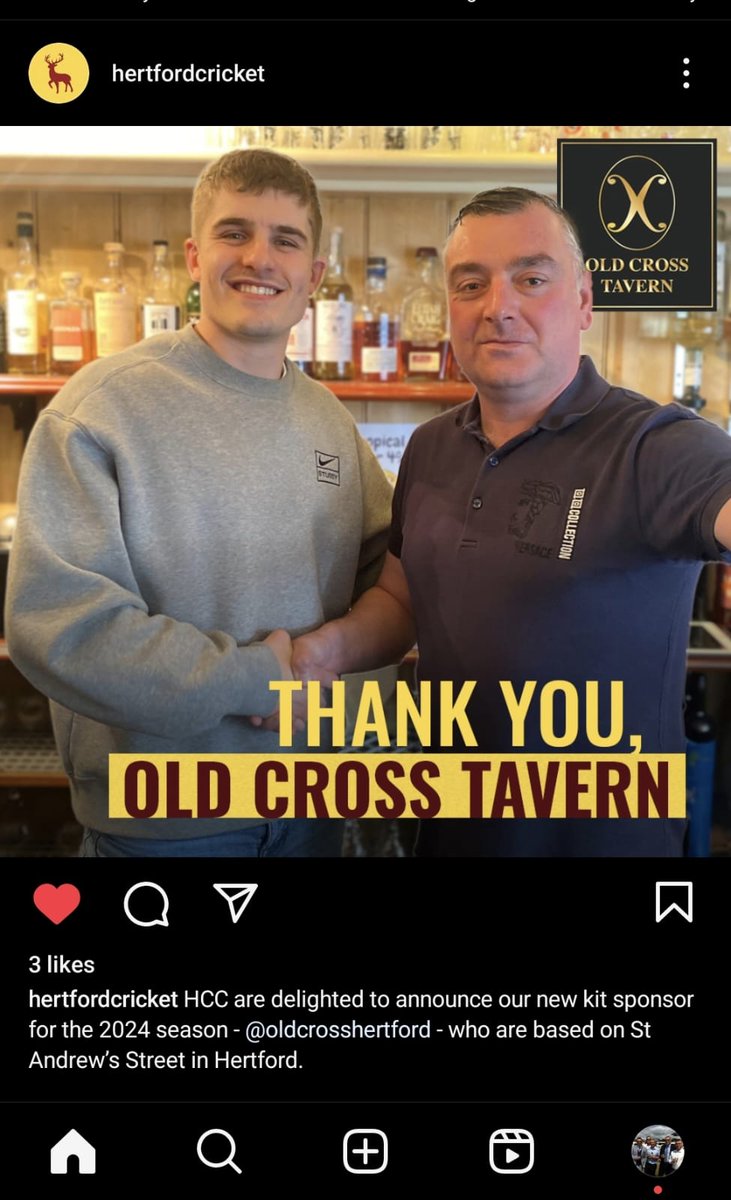 Very proud to be <a href="/HertfordCC/">Hertford Cricket Club</a> main shirt sponsors this season ❤️ 

#Hertford #supportlocalbusiness