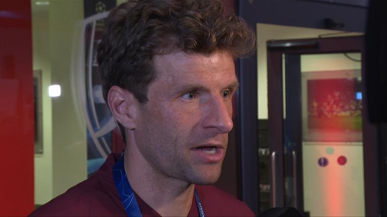 Thomas Müller on the penalty not given to Bayern: 'It maybe is what Matthias Sammer has often mentioned: German teams and the lobby of Collina's (Pierluigi Collina, head of the FIFA and UEFA Referees' Committee) colleagues, that is something to be questioned. That's a rule book.…