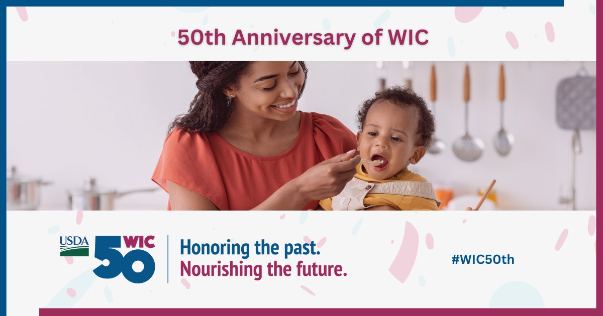 Join us in celebrating 50 years of WIC! We’re proud to support WIC families in our community with access to WIC-eligible foods, nutrition education, and more. 

Sign up at SuffolkCountyNY.Gov/WIC 
#WIC50th