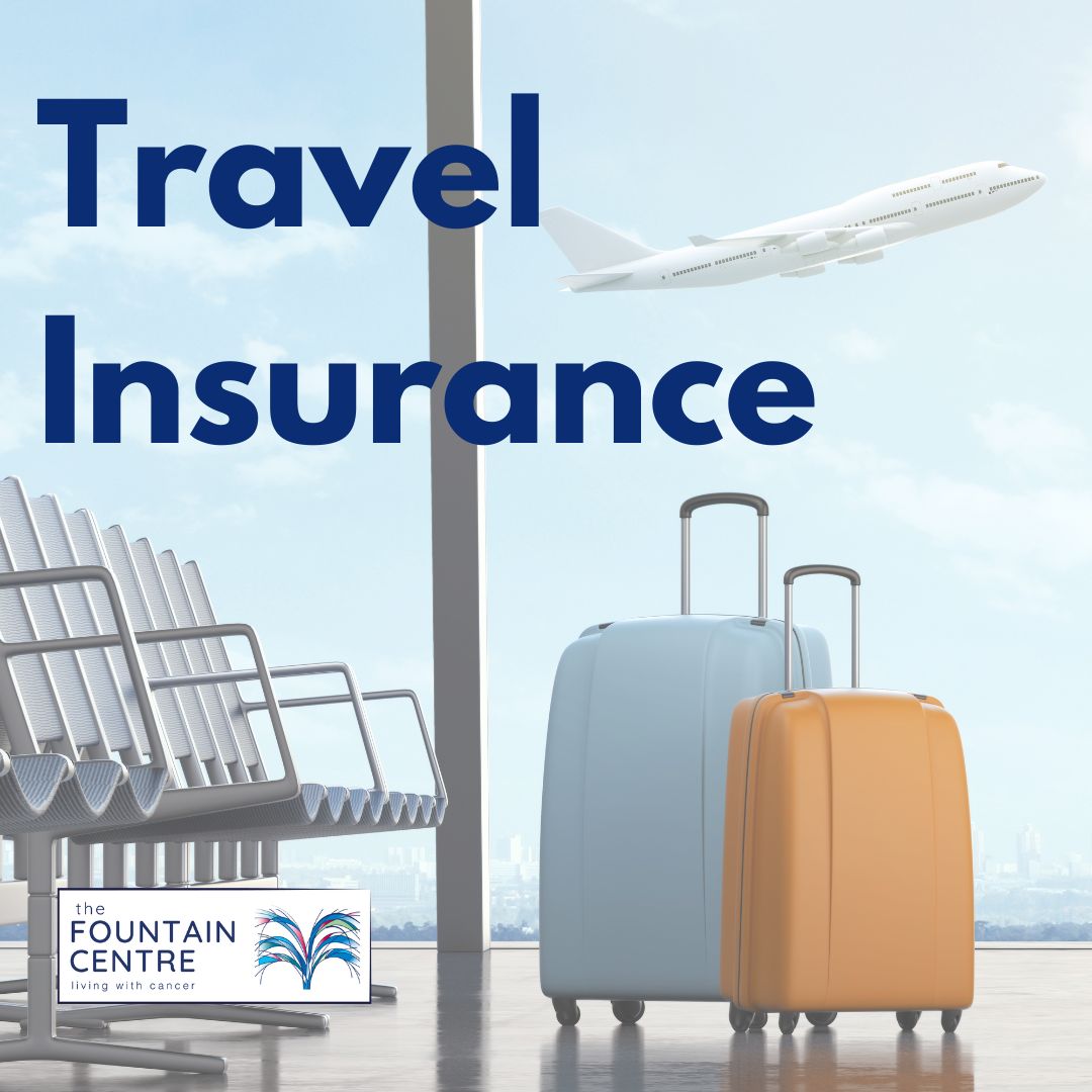 Whilst we can't personally endorse any of them, over the years we have compiled a list of travel insurers that have been recommended by our patients. Give us a call or contact us here: fountaincentre.org/contact.html if you would like a copy. #fountaincentre #livingwithcancer