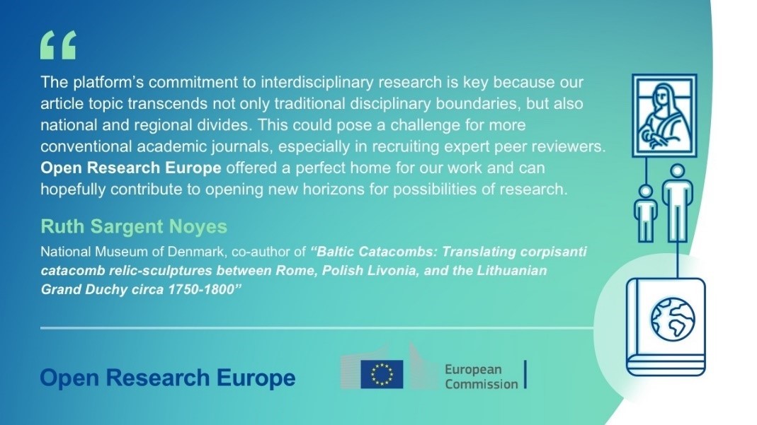 Why should <a href="/HorizonEU/">Horizon Europe 🇪🇺</a>, @costprogramme, <a href="/MSCAction/">RichePorte</a>, #Euratom and <a href="/ERC_Research/">European Research Council (ERC)</a> grantees publish their work with Open Research Europe? 

Previous author Ruth Sargent Noyes shares their experience of publishing with the platform. 

Learn how it works today: spr.ly/6012ZnZ6w