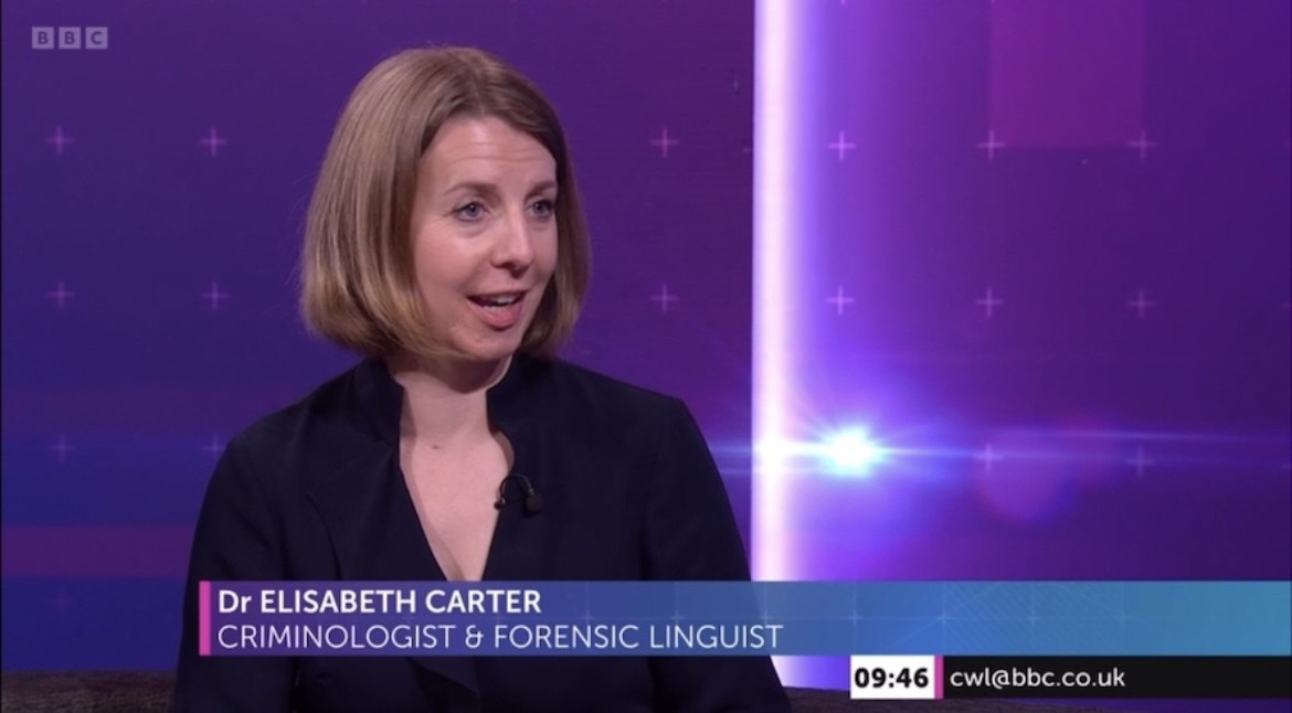 📺 Dr Elisabeth Carter recently featured on BBC One’s Crimewatch Live, discussing a recent romance fraud case that resulted in a 7 year sentence! 💔 🔗 bbc.co.uk/programmes/b00…