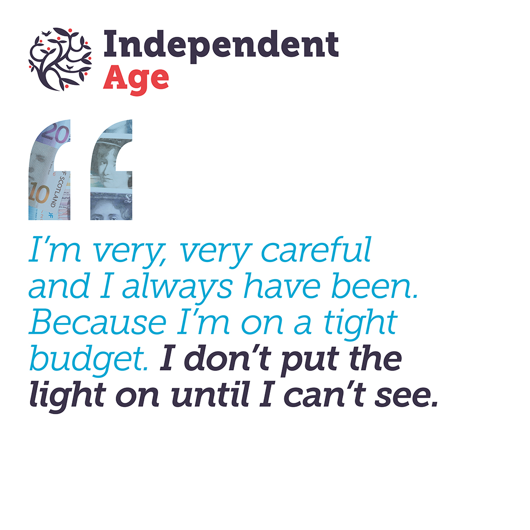Lots of us are doing what we can to make ends meet right now 👛 If the older people in your life are worried about energy bills, there are ways to reduce costs and there's help available if you're struggling to manage. Find out more: independentage.org/get-advice/mon…