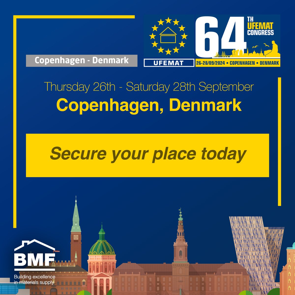 A date for your diary – from Thursday 26th to Saturday 28th September 2024, the 64th Ufemat Congress is taking place in Copenhagen. To gain a European perspective on the industry, secure your place today: ufematcopenhagen.eu/en