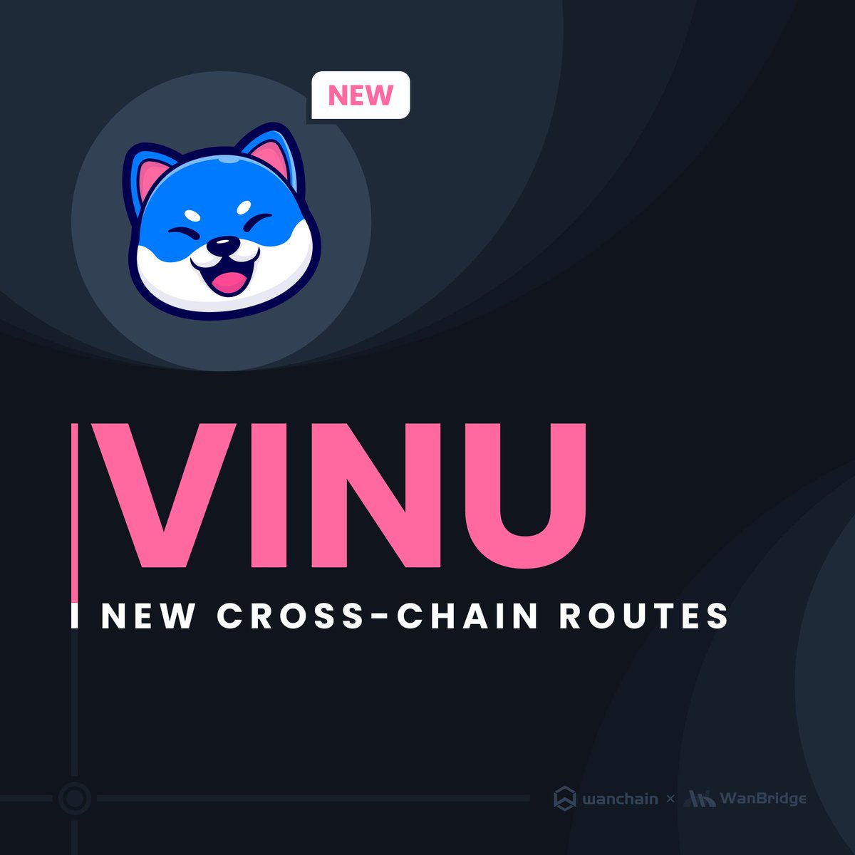 New cross-chain routes are now available: $VINU is now on @base! 🪙 #VINU @VitaInuCoin 🛣️ New Routes: #BNBChain 🔄 #Base #Ethereum 🔄 Base #Polygon 🔄 Base #VinuChain 🔄 Base #Wanchain 🔄 Base 📒 Addresses: wanscan.org/tokens 🌉 bridge.wanchain.org