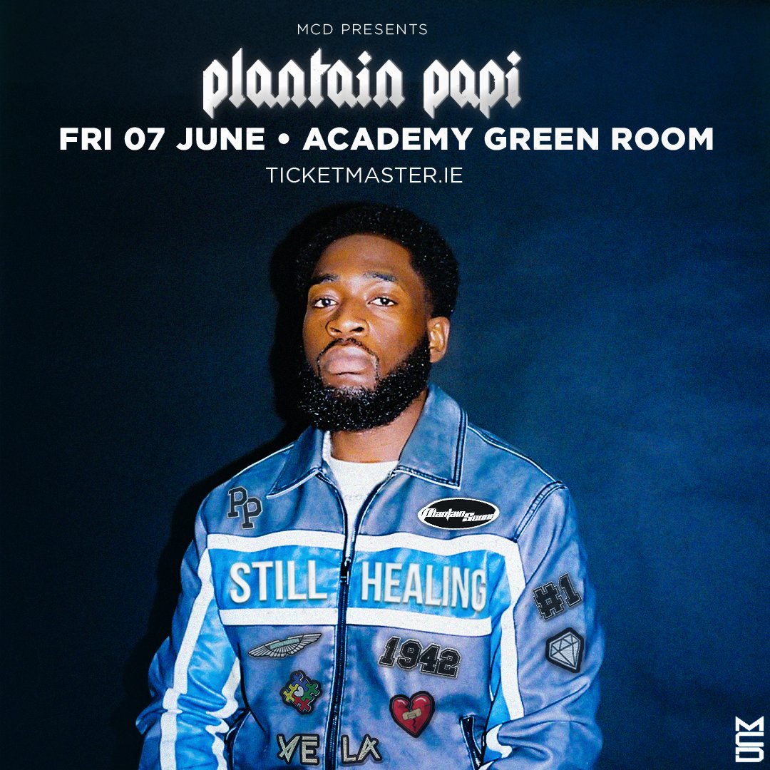 ⚡ North Dublin based artist @plantainpxpi has announced a headline show in @academydublin, Green room on Friday 7 June 2024. 🎫 Tickets are on sale Friday at 10am bit.ly/4aNQqYG