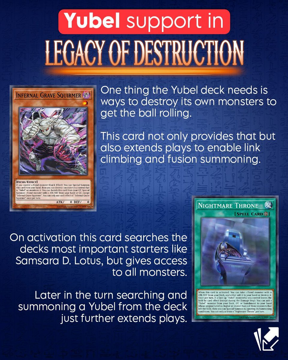 This is already the second wave of Yubel Legacy Support this year With this deck in the format every deck is now weak to Superpoly #YGONews This is already the second wave of Yubel Legacy Support this year With this deck in the format every deck is now weak to Superpoly #YGONews