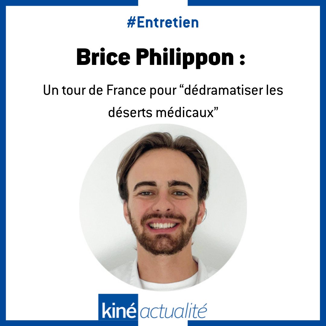 #Entretien

Brice Philippon :
Un tour de France pour «dédramatiser les déserts médicaux»

kineactu.com/article/13718-…

#TeamKine #kinesitherapie #presse