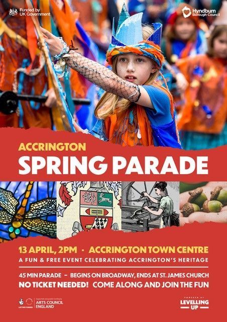 We’re excited to be taking part in the #Accrington Spring Parade on Saturday! 🐣 Join us at 2pm on Broadway as we head through town before finishing on St James Church. For more information about Accrington Spring Parade, visit: hyndburnbc.gov.uk/events/spring-…