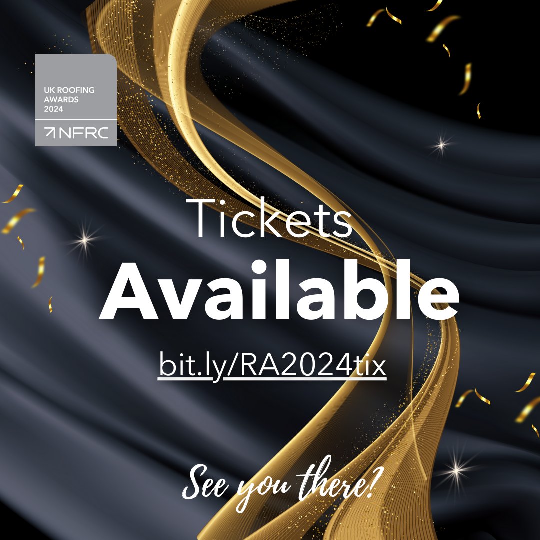 With all Roofing Awards finalists now announced, who are you cheering for in May? 👀 Tickers for the event are available now, but they're in hot demand. Get yours before they sell out 👉 bit.ly/RA2024tix Sponsored by @RadmatOfficial #RA2024 #RoofingAwards2024