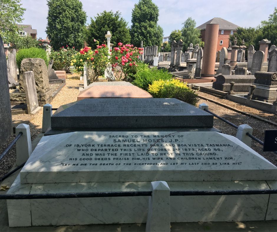 The first person to be laid to rest in Willesden Jewish Cemetery was Samuel Moses (1807-1873), a businessman and a community leader. Find out why his burial caused an uproar in the United Synagogue’s community on our special walk this Sunday, 14 April. buff.ly/4cOOwsG