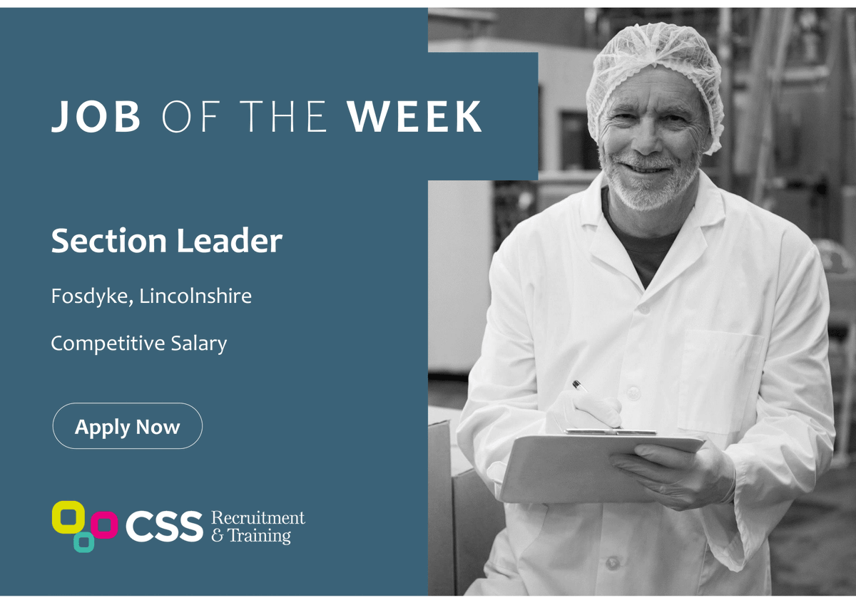 𝐉𝐨𝐛 𝐎𝐟 𝐓𝐡𝐞 𝐖𝐞𝐞𝐤 💥

​We are recruiting on behalf of a well-established and prestigious company who provide a range of fresh vegetables.

Due to their continued growth, they are seeking to employ a Section Leader for their Fosdyke, Lincolnshire site 👇

#JobOfTheWeek