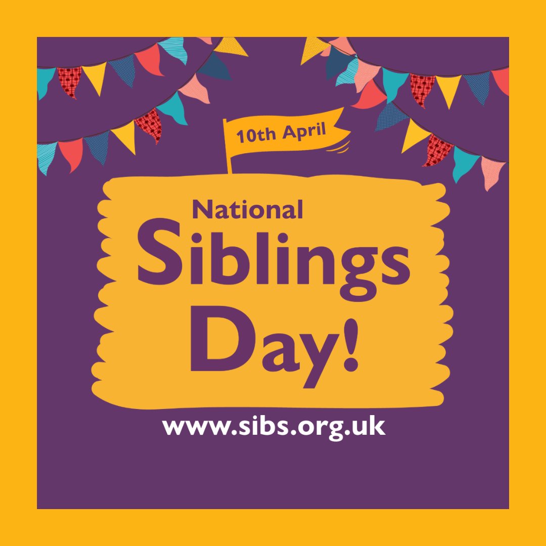 National Siblings Day is a wonderful opportunity to highlight what an important role siblings play in the lives of their disabled brothers & sisters and to celebrate siblings in their own right too. @Sibs_uk #NationalSiblingsDay2024 #ItsaSiblingThing #ImagoCommunityUK