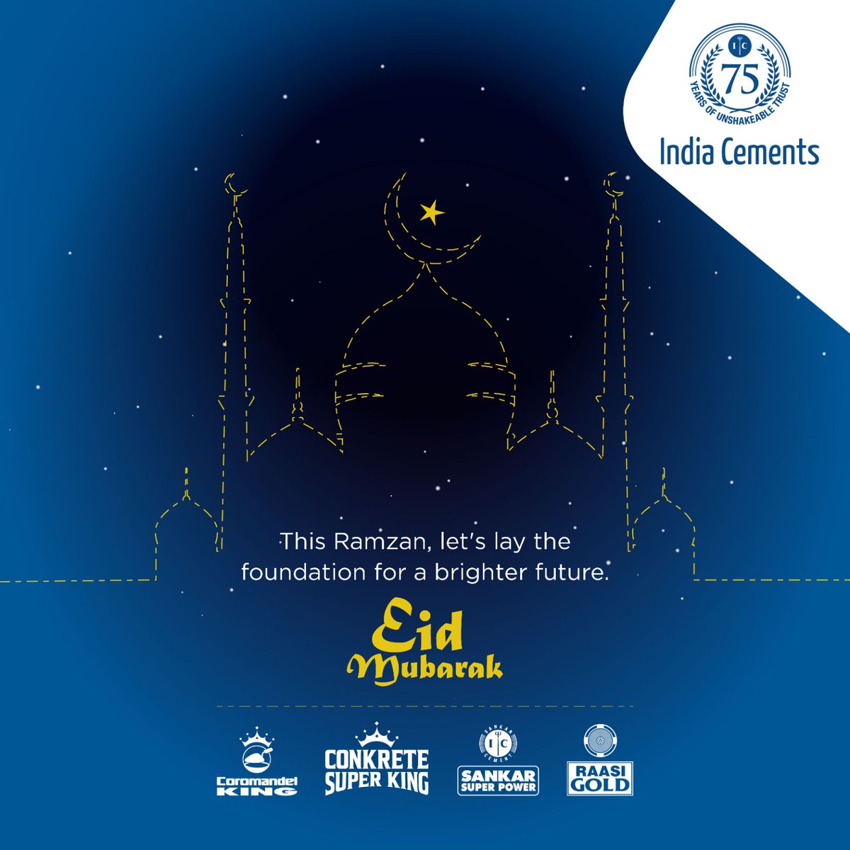 May you find Strength in all your prayers. 

Eid Mubarak!

#IndiaCements