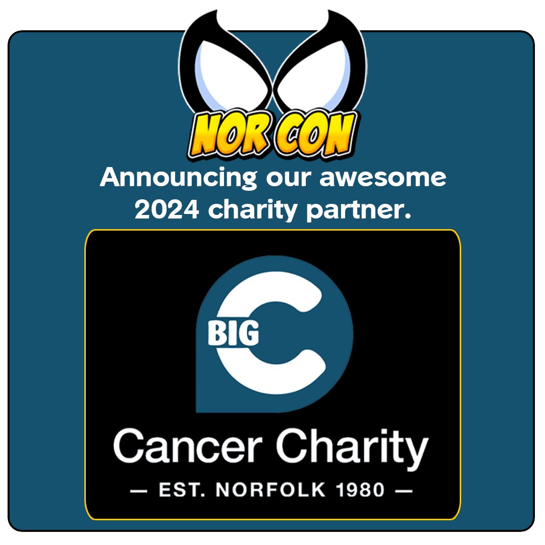 We're delighted to announce @bigctweets, as our charity partner for 2024. Now in our 13th year, NORCON has always been committed to supporting a local charity. This year in particular, we proudly stand behind a cause which is very dear to us. Thanks for helping us to support them