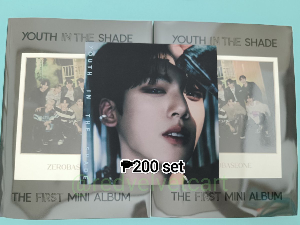 wts lfb ph ww onhand [help rt] #RVCart_Sells ZB1 YITS PCS & ALBUMS ₱1590 set - tingi ₱ on pic - read carrd byt ! - other details below # zerobaseone youth in the shade album artbook digipack mwave withmuu r1 pob pc ld fankit memkit fancon tc kim jiwoong kim gyuvin han yujin