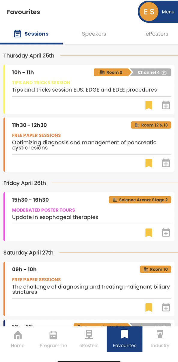 Ready for the #ESGEDays2024 ? Don’t forget to download the app! 📚 Postgraduate course is already available, with short videos prepared by 🔝 experts! ⭐️ I’ve already selected my favorite sessions that I can’t miss @ESGE_news