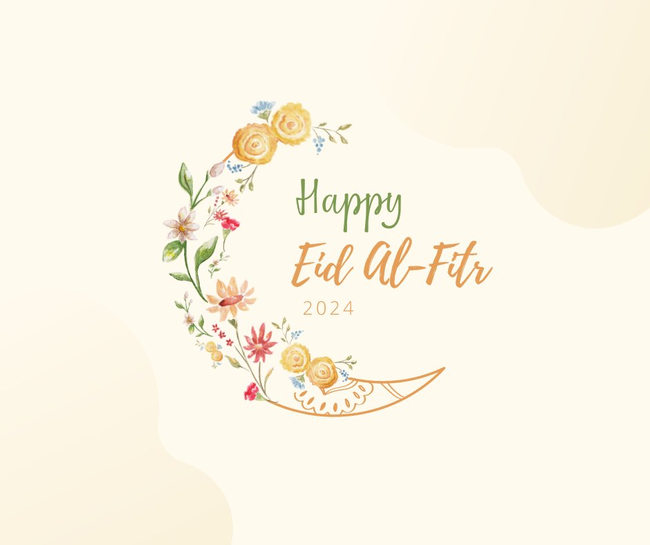 #EidMubarak Wishing you and your family a blessed Eid filled with love, laughter, and countless blessings