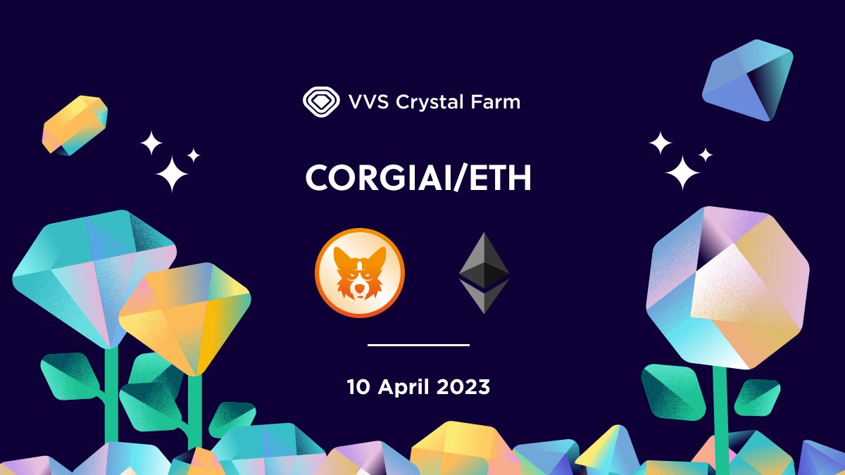 📢 🧑‍🌾 Good News Miners! 🌾 $CORGIAI Reward is back for CORGIAI-ETH Farm! You may now stake your LP in the farm to enjoy the dual rewards!🔥 💎 Emission starts on Apr 10, 9AM UTC vvs.finance/farms/classic