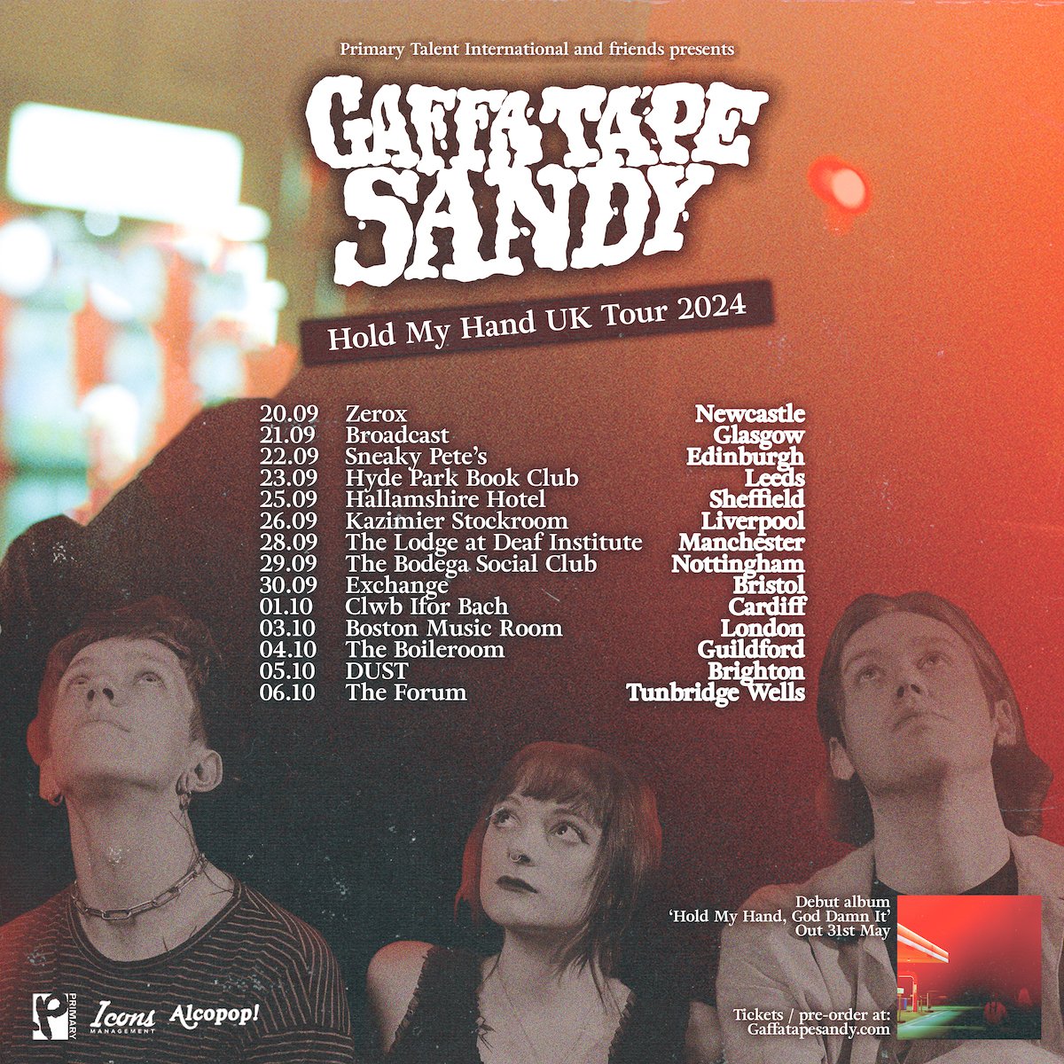 .@gaffatapesandy Revel In Revenge On New Single ‘Dead To Me’ Out Now @ilovealcopop + Announce @LatitudeFest + @residentmusic and @BanquetRecords In-Store Appearances Ahead of New Album 'Hold My Hand, God Damn It' Released 31st May - mailchi.mp/wallofsoundpr.…