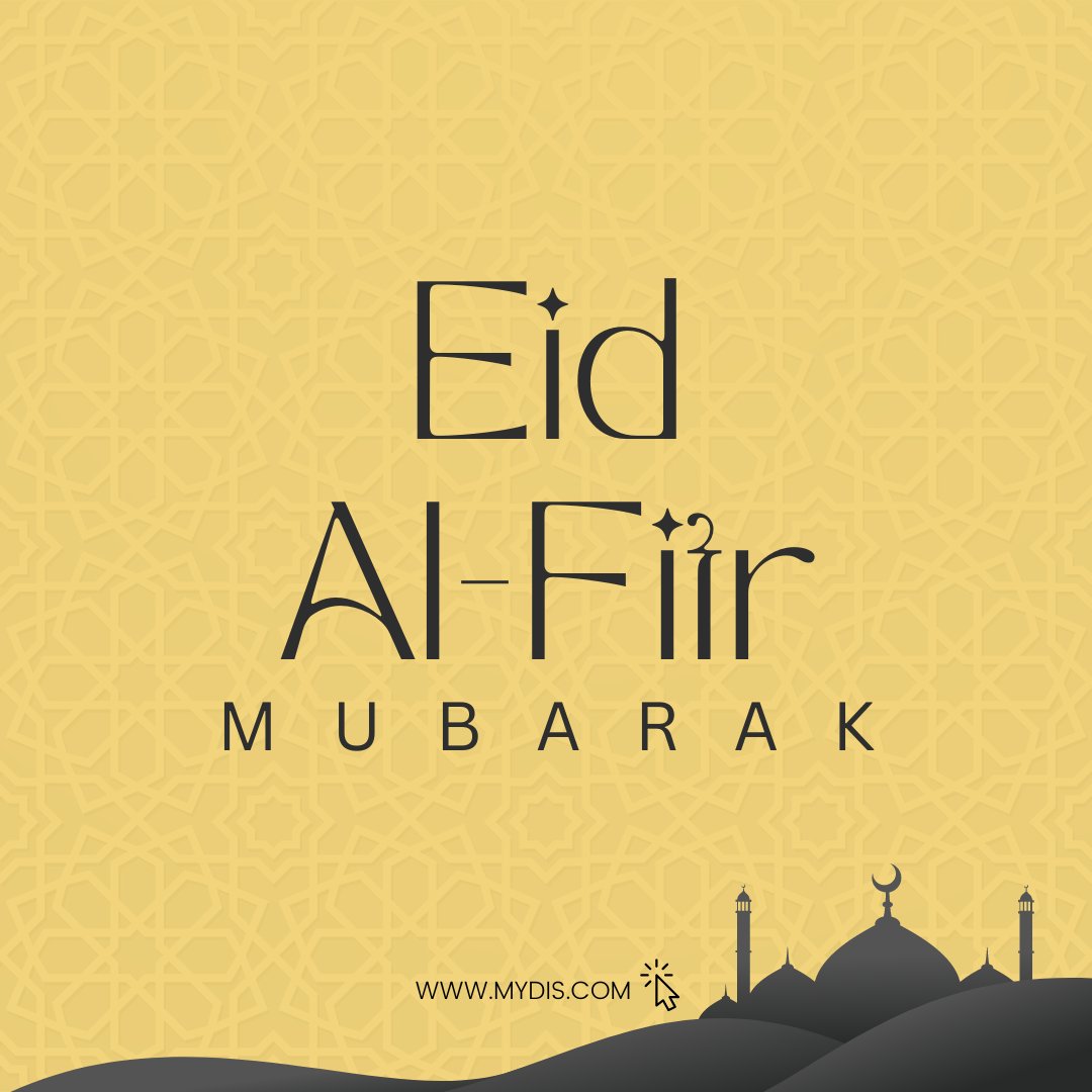 MYDISUK's tweet photo. Eid Mubarak from the team at MYDIS 🎉

May it be filled with happiness with your loved ones 💛

#EidMubarak https://t.co/C0fRthW2yh