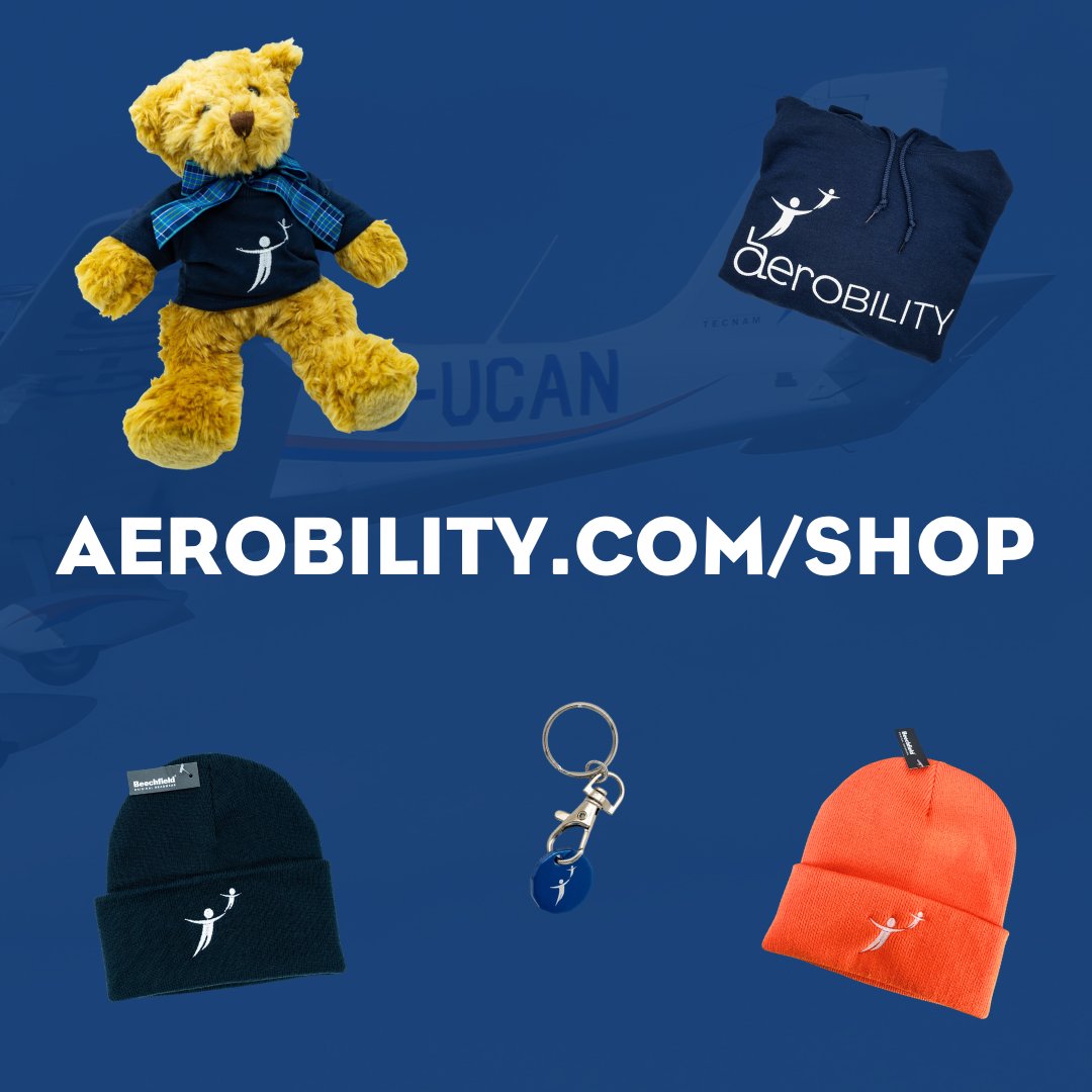 We've got some Aerobility goodies up for grabs in our online shop! Discover a treasure trove of exclusive Aerobility merchandise, every purchase you make directly fuels our mission to change disabled lives through aviation. 🙌 Browse the merch at ow.ly/XcQC50Rb8ft