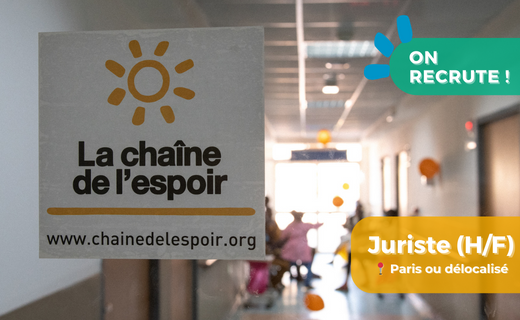 ⚖️ Nous recherchons notre Juriste (H/F) ✍️ CDI 📍 Paris ou délocalisé 🖥️ Charte de télétravail ➡️ Plus d’infos : chainedelespoir.org/fr/france-juri… . 📸 Anne Minault . #Recrutement #Emploi #iciçarecrute #CDI #Juriste