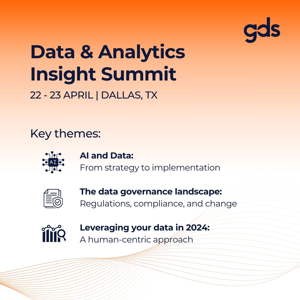 No matter how smart or advanced technology becomes, it will only be as good as the data it analyses. In two weeks, we'll be discussing all things data at the GDS Data & Analytics Summit. gdsgroup.com/events/summit/ #GDSSummits #DataAndAnalytics #AI #DataGovernance #HumanCentric