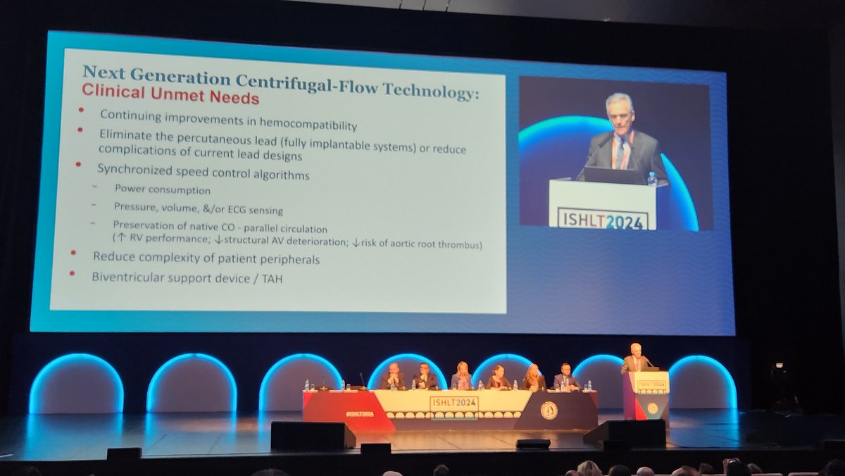 Very thought-provoking session about Novel MSC technologies at #ISHLT24 by some of the greatest in MCS science