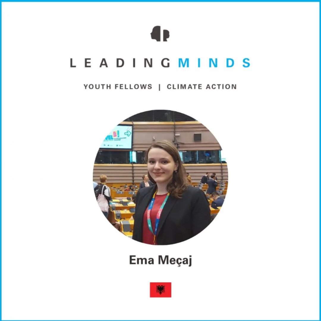 📣The Leading Minds Fellowship on Climate is a fellowship focused on climate breakthroughs. Part of the new cohort to @UNICEFInnocenti, is also Ema Meçaj. She's part of #UNICEFAlbania Adolescent Advisory Board, advocating for children's rights, gender equality, & climate action.