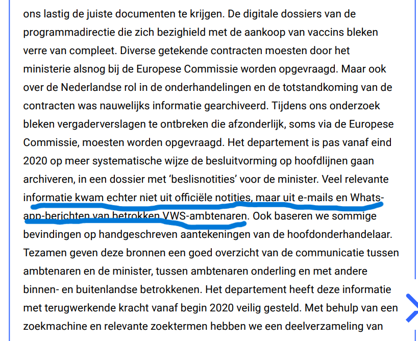 Frank Hendrickx (@frankhendrickx) on Twitter photo Zelfs bij <a href="/Rekenkamer/">Algemene Rekenkamer</a> besloot <a href="/MinVWS/">Ministerie van VWS</a> in strijd met de wet informatie zwart te lakken. Veel relevante informatie zat in chatverkeer tussen ambtenaren. VWS wil liever helemaal geen chatverkeer openbaar maken Zelfs bij <a href="/Rekenkamer/">Algemene Rekenkamer</a> besloot <a href="/MinVWS/">Ministerie van VWS</a> in strijd met de wet informatie zwart te lakken. Veel relevante informatie zat in chatverkeer tussen ambtenaren. VWS wil liever helemaal geen chatverkeer openbaar maken