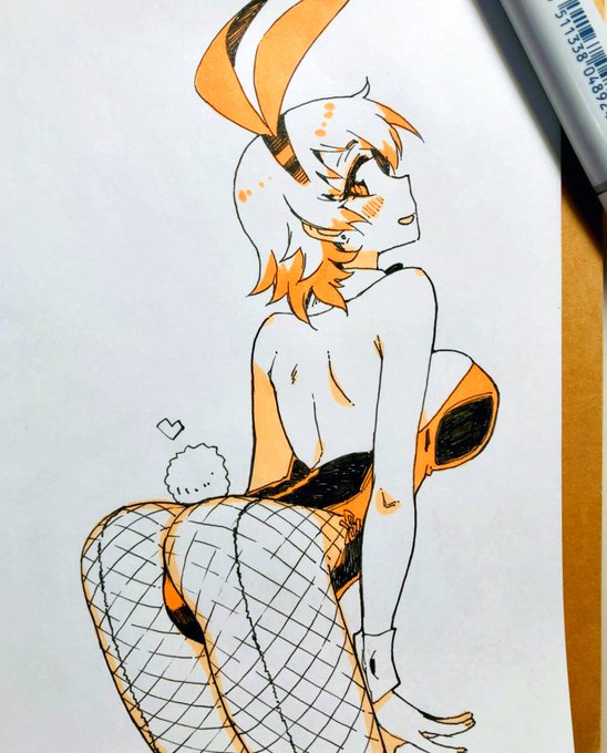 後ろからがいいバニーさん 