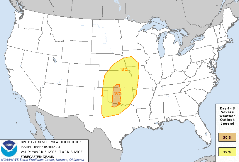LimWeather's tweet photo. D6
#EnhancedRisk in C #Oklahoma, N #Texas, S #Kansas of S #TornadoAlley esp #OklahomaCity,#Norman,#MidwestCity,#Moore,#ElReno,#Edmond,#Lawton,#Enid,#DuncanOK,#WichitaFalls cities due to a 30% #SevereWX risk
#Wxtwitter #Wxx #SPC #Tornado #Hail #Wind #TXwx #OKwx #OKCwx #OKC #KSwx https://t.co/BFn7zygdwG