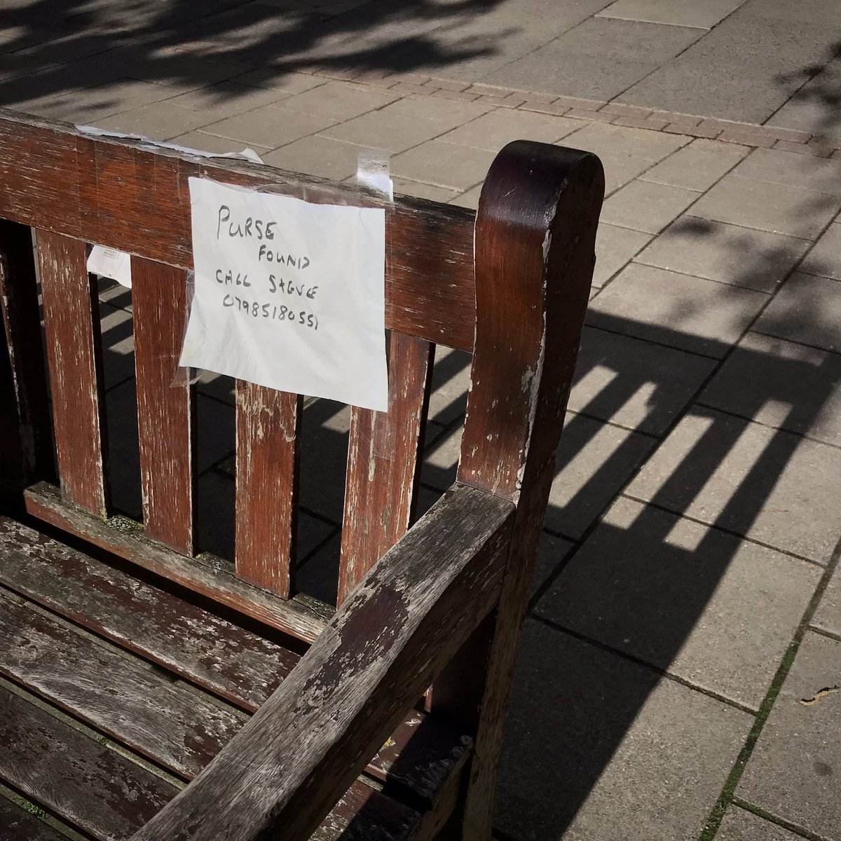 Hope Steve gets purse back to owner… from a stroll down Wanstead High Street. #wanstead #streetphotography