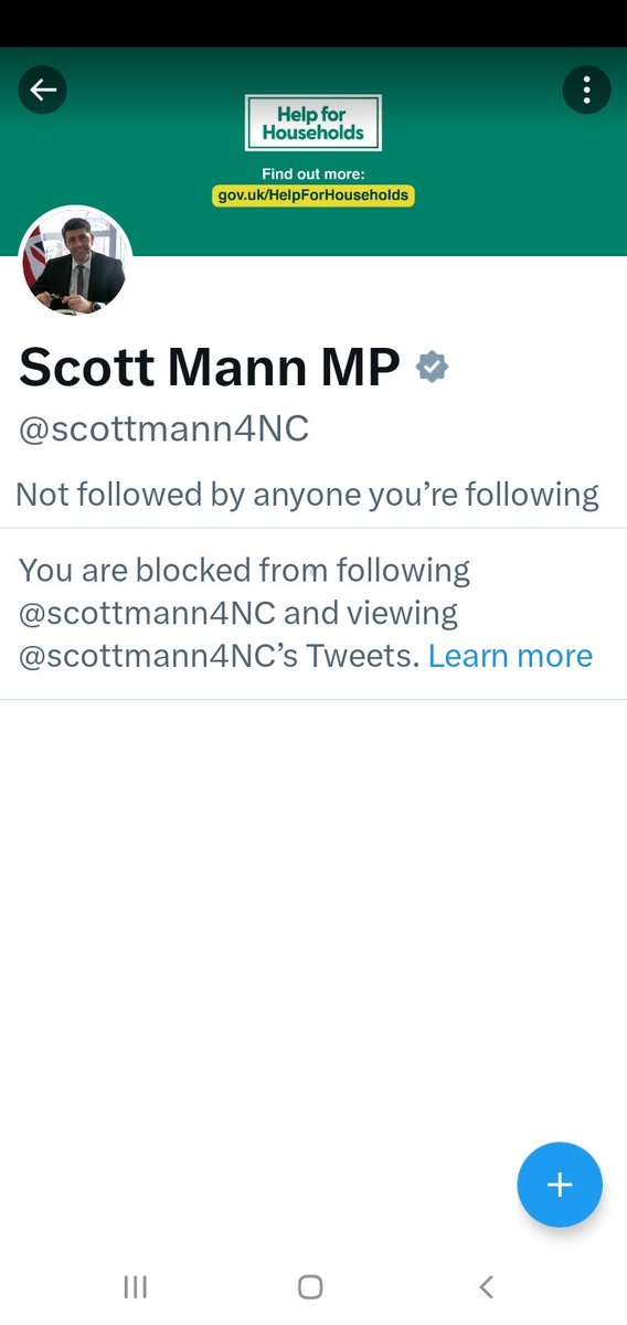 @WatergateBayAM @scottmann4NC Seems he doesn't like sharing his thoughts on North Cornwall issues either 🙄