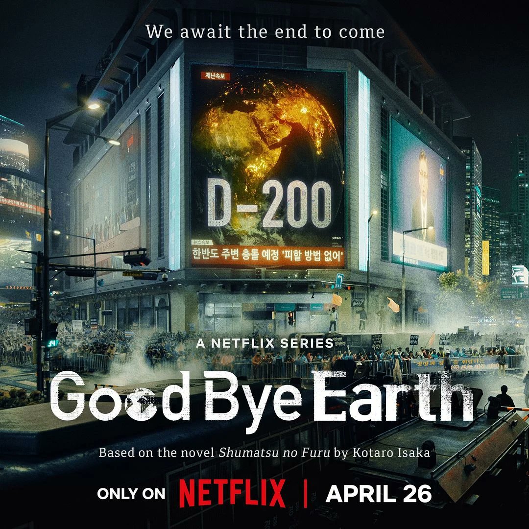 Netflix Series #GoodbyeEarth Streaming From 26th April On #Netflix.
Starring: #AhnEunJin, #YooAhIn, #JeonSeongWoo, #KimYoonHye, #SeoYeHwa, #KangSeokWoo & More
Created By #KimJinMin & #JeongSeongJoo.

#GoodbyeEarthOnNetflix #KoreanSeries #KDrama #NetflixSeries #Series #AllInOneOTT